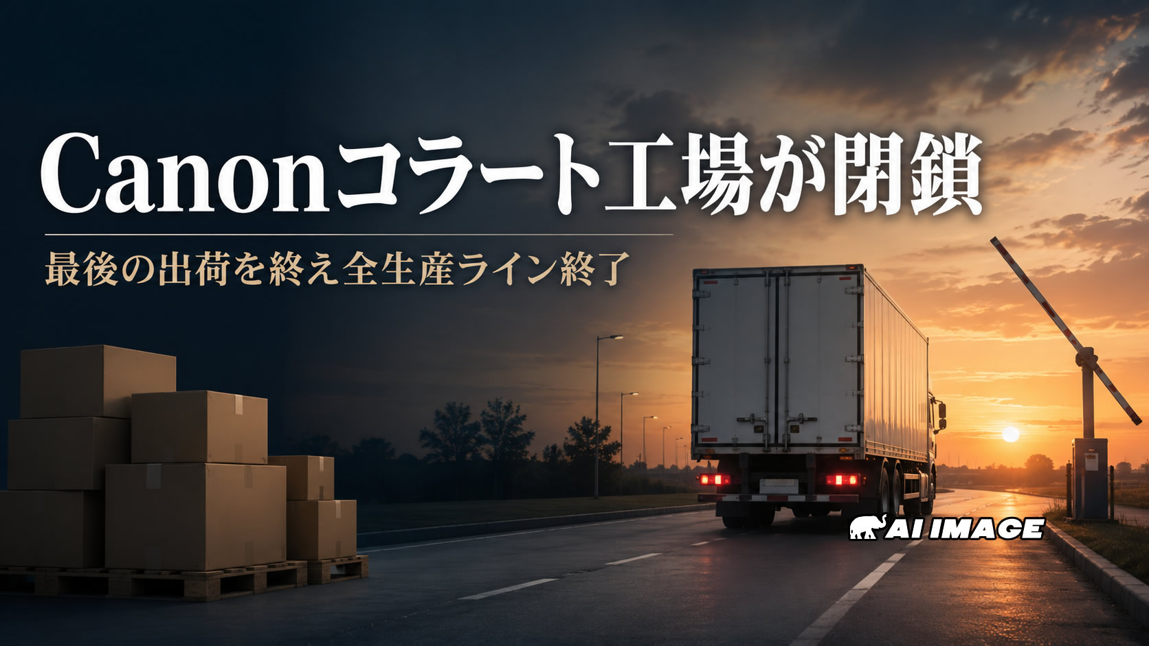 Canonコラート工場が閉鎖、最後の出荷を終え全生産ライン終了
