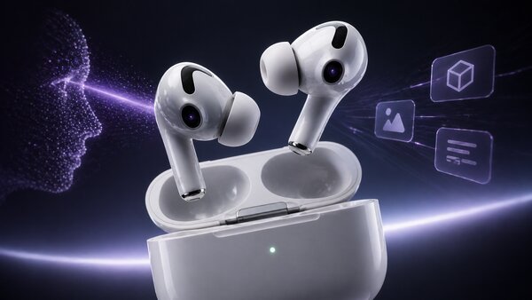 アップル「AirPods Ultra」発表か カメラ＆AI搭載の新モデル