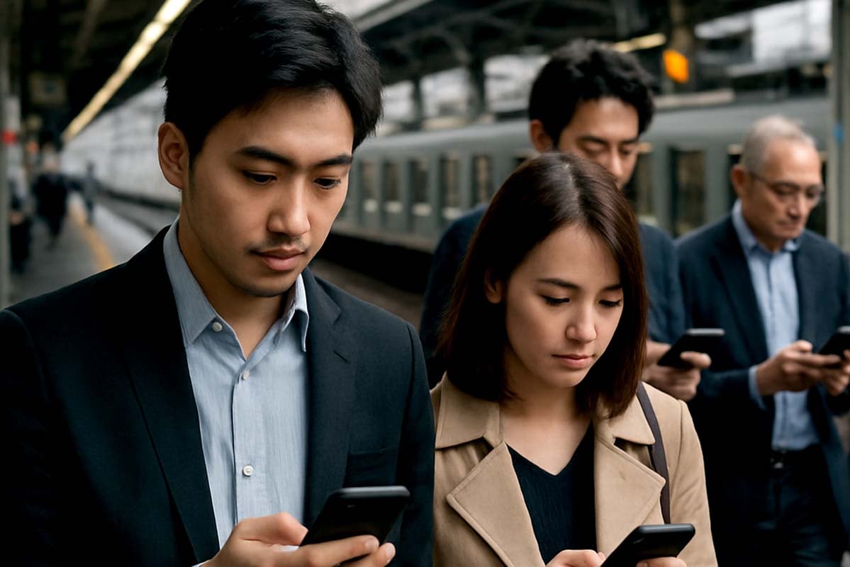 「駅でスマホをいじる」ってそんな悪いの？ 風刺画が巻き起こしたSNS論争、97%普及の現実を考える