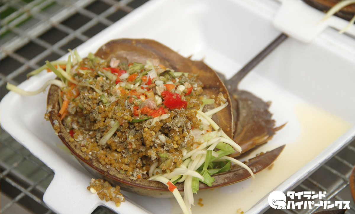 カブトガニ卵料理で女性が重体 2口で心停止状態に スリン県が販売停止要請