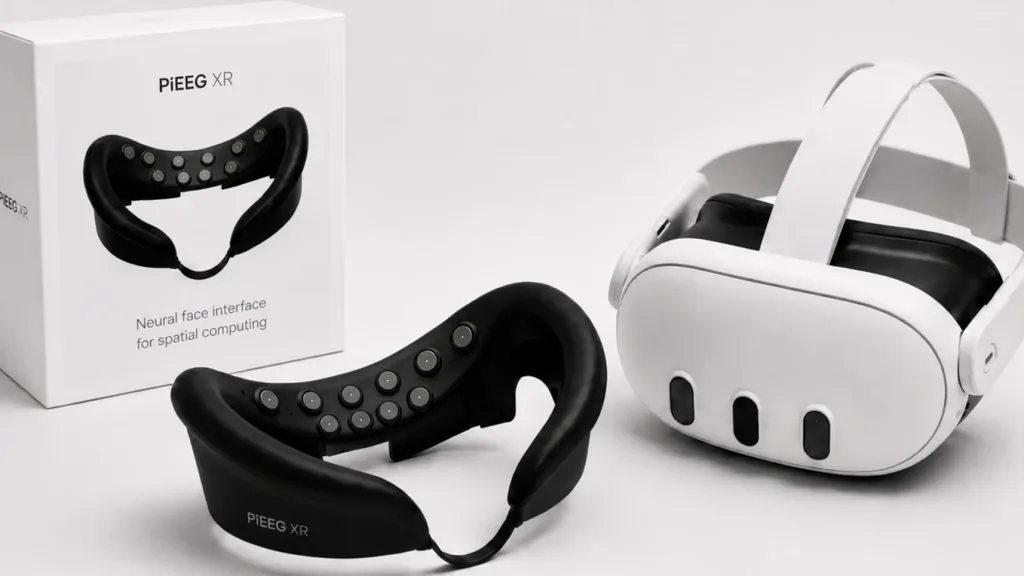 VRヘッドセットに装着して脳波で操作、BCIデバイス「PiEEG XR」がクラウドファンディング開始