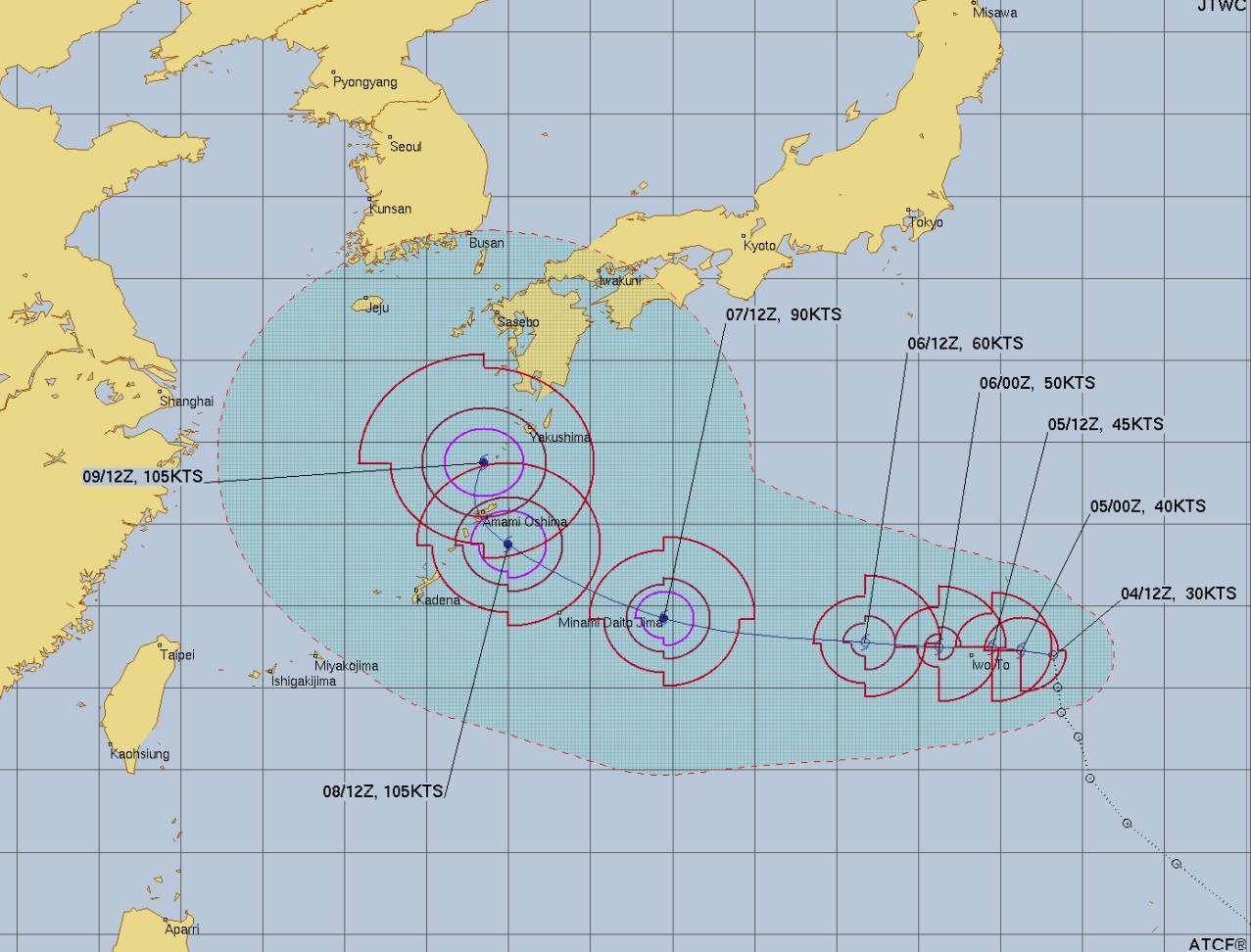 台風22号（ハーロン）発生…予想進路、気象庁や米軍、ヨーロッパの見方 日本に接近恐れ