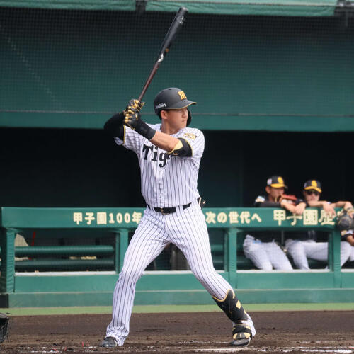 【阪神】ドラフト１位の立石正広が２軍ソフトバンク戦で実戦復帰 ３打数無安打に悔しい表情