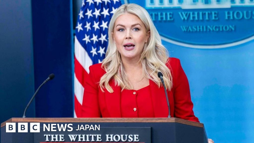 米ホワイトハウスのレヴィット報道官、8月末で退任 トランプ氏が発表
