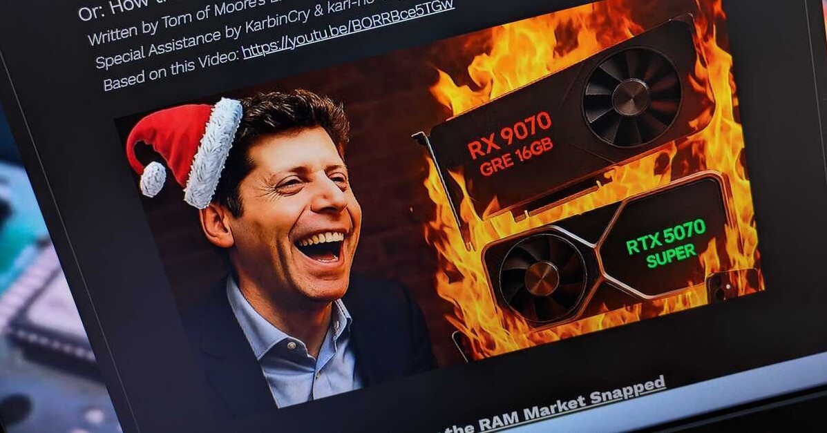 メモリ高騰、“真犯人はサム・アルトマンCEO”説は真実か？ 「40％を買い占め」の出どころは