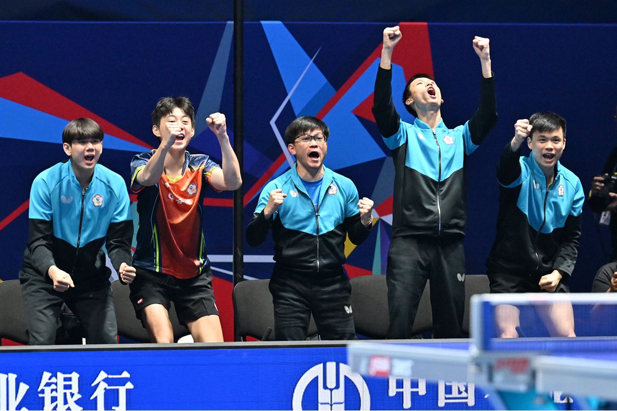 世界卓球2026ロンドン 大会10日目（5月7日） 男子団体準々決勝 中華台北がスウェーデンとの接戦を制し、2大会連続でメダル確定