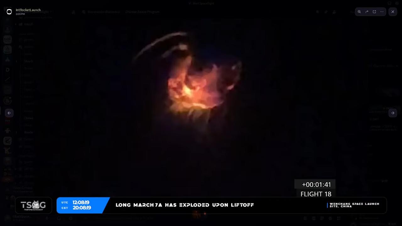 中国が「長征7号改」の打ち上げに失敗 通信衛星「中星4B」を喪失