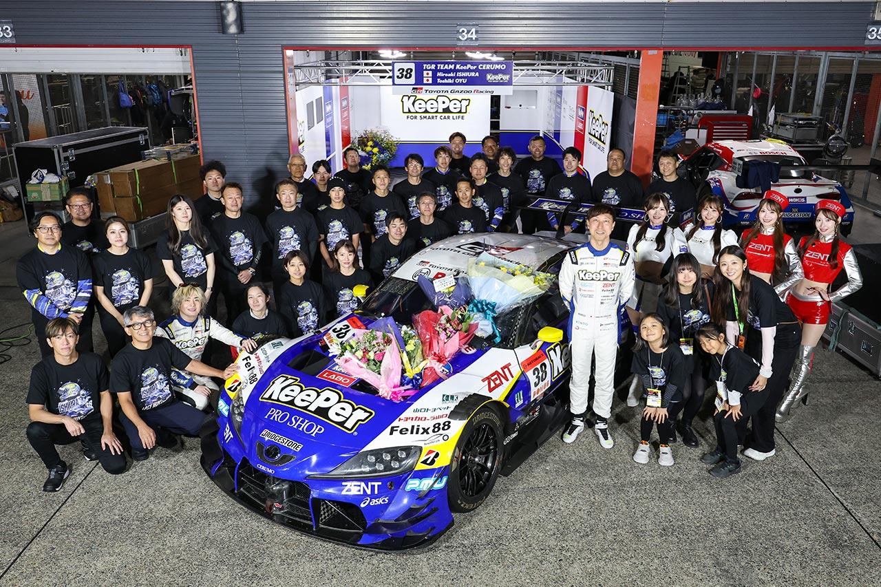 タイトルに挑んだGT500ラストレース。目標には届かずも石浦宏明は晴れやかな笑顔「本当に悔いのないレースができた」