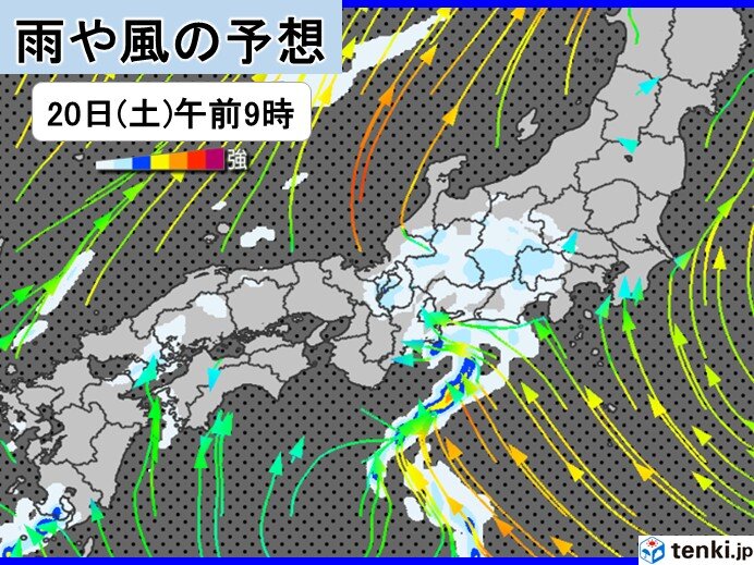 東海の土日(20日・21日)は雨で傘が手放せない 来週は晴天続かず 24日頃も雨