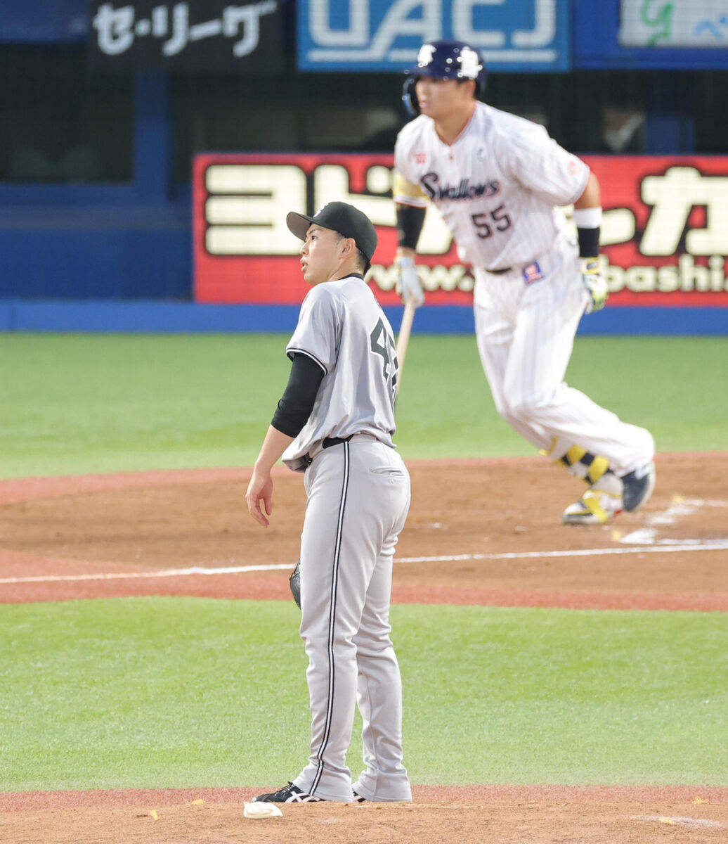 巨人・森田駿哉、６失点で先発初黒星「しっかりと狙われていた」ヤクルト・村上に特大アーチ浴びる