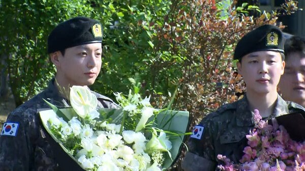 【速報】「BTS」ジョングク（JUNGKOOK）さん・ジミン（JIMIN）さん1年半の兵役終え除隊「とても有難い思い出を胸にしまってこれから長く大切にしたい」 21日にはSUGAさんも