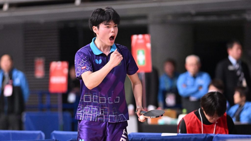 谷垣佑真、2年連続で戸上隼輔を撃破 ジュニア王者・川上流星は大島祐哉下す＜全日本卓球2026/男子シングルス6回戦＞