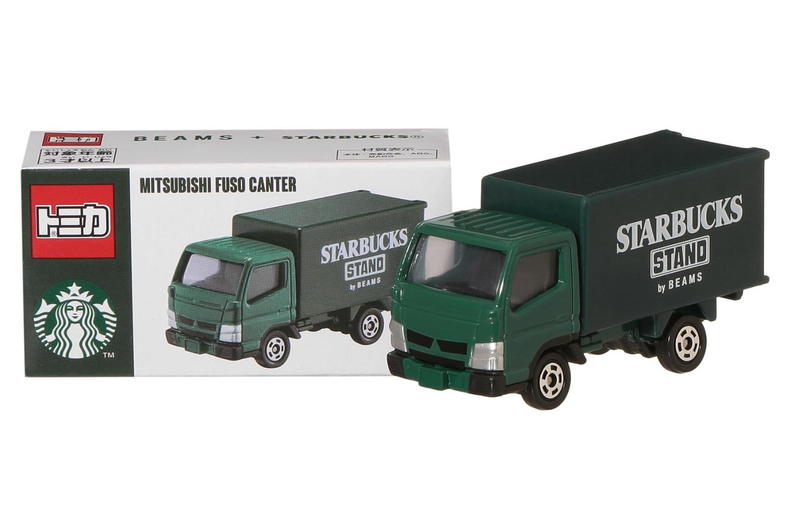 スターバックス×ビームス×トミカ、スタバのロゴ入り「トラック」ミニカーやプリントTシャツ