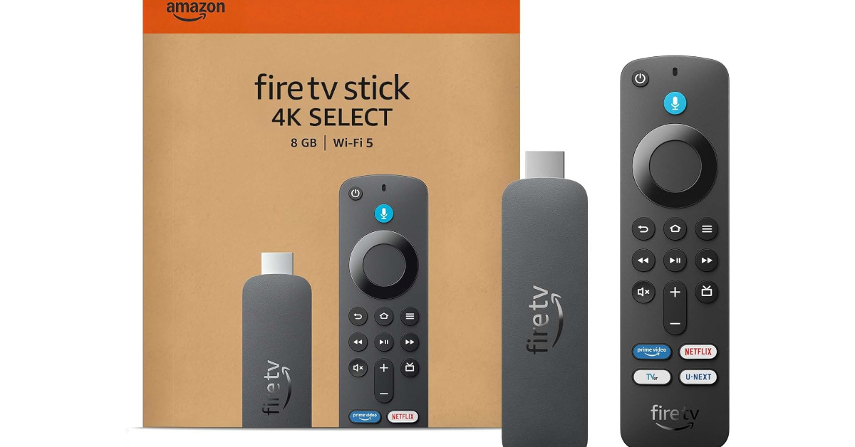 4K対応モデルがリーズナブルに！ Fire TVの新機種「Fire TV Stick 4K Select」が近日発売。コスパ抜群の新機種を徹底解析