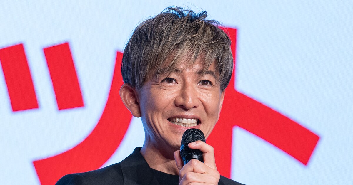 木村拓哉が書道を披露、豪快な一筆書きで会場沸かせる「こんな無茶振りないですよね（笑）」（会見レポート）