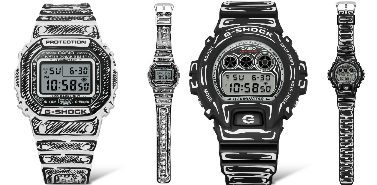 マンガ塗りだが芸術作品。G-SHOCK×ジョシュア・ヴィーダスのコラボ