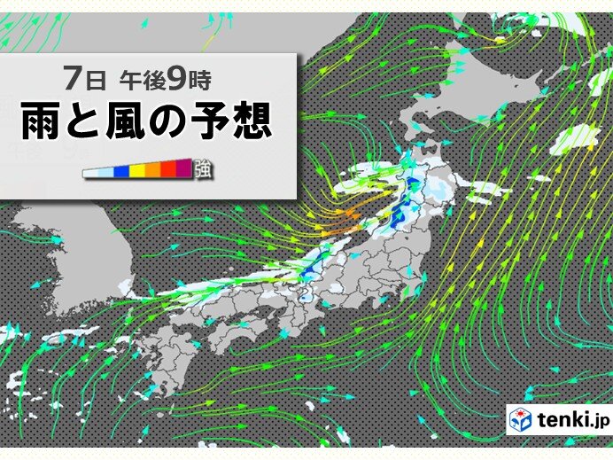 明日7日は北海道や東北、北陸で警報級の大雨の恐れ 関東から九州は厳しい残暑に警戒