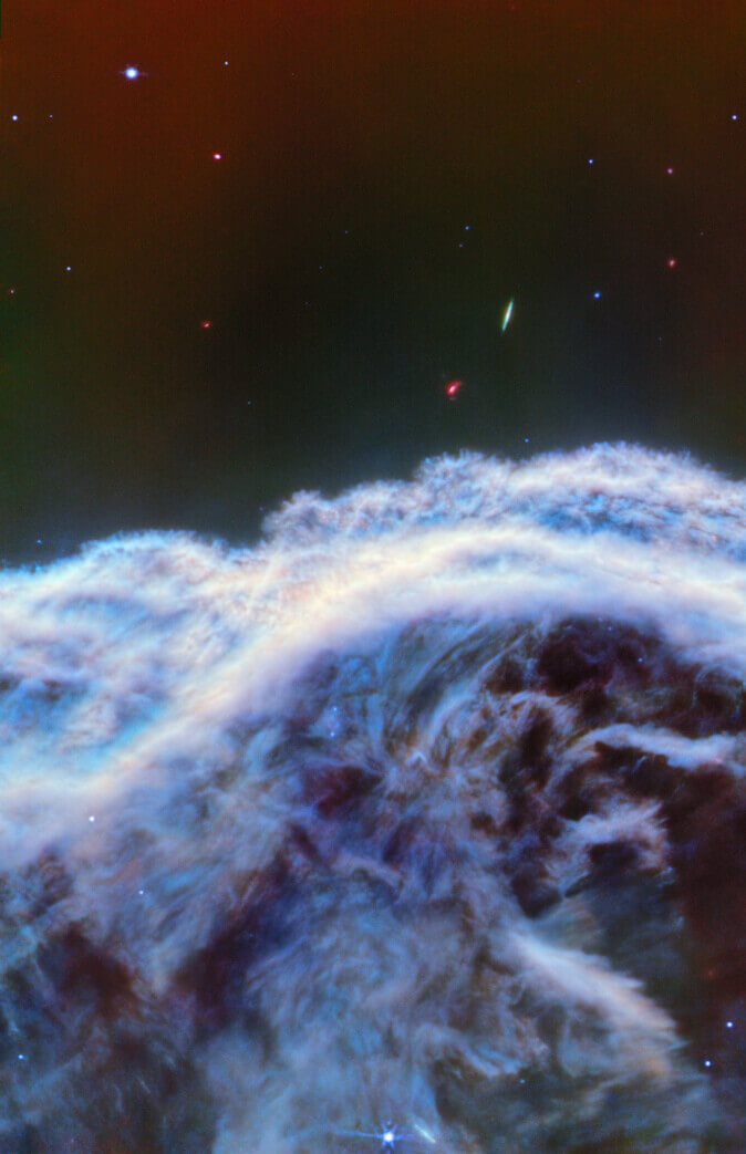 馬頭星雲の“たてがみ”まで鮮明に！ウェッブが撮影したクローズアップ画像【今日の宇宙画像】