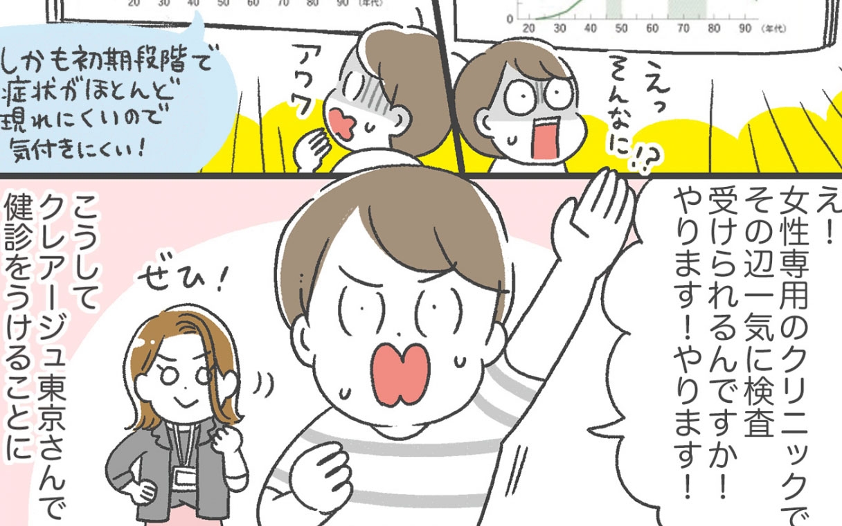 婦人科系や乳がん検診の後回しは卒業！ あきばさやかが女性専用クリニックで一気に受けてみた！