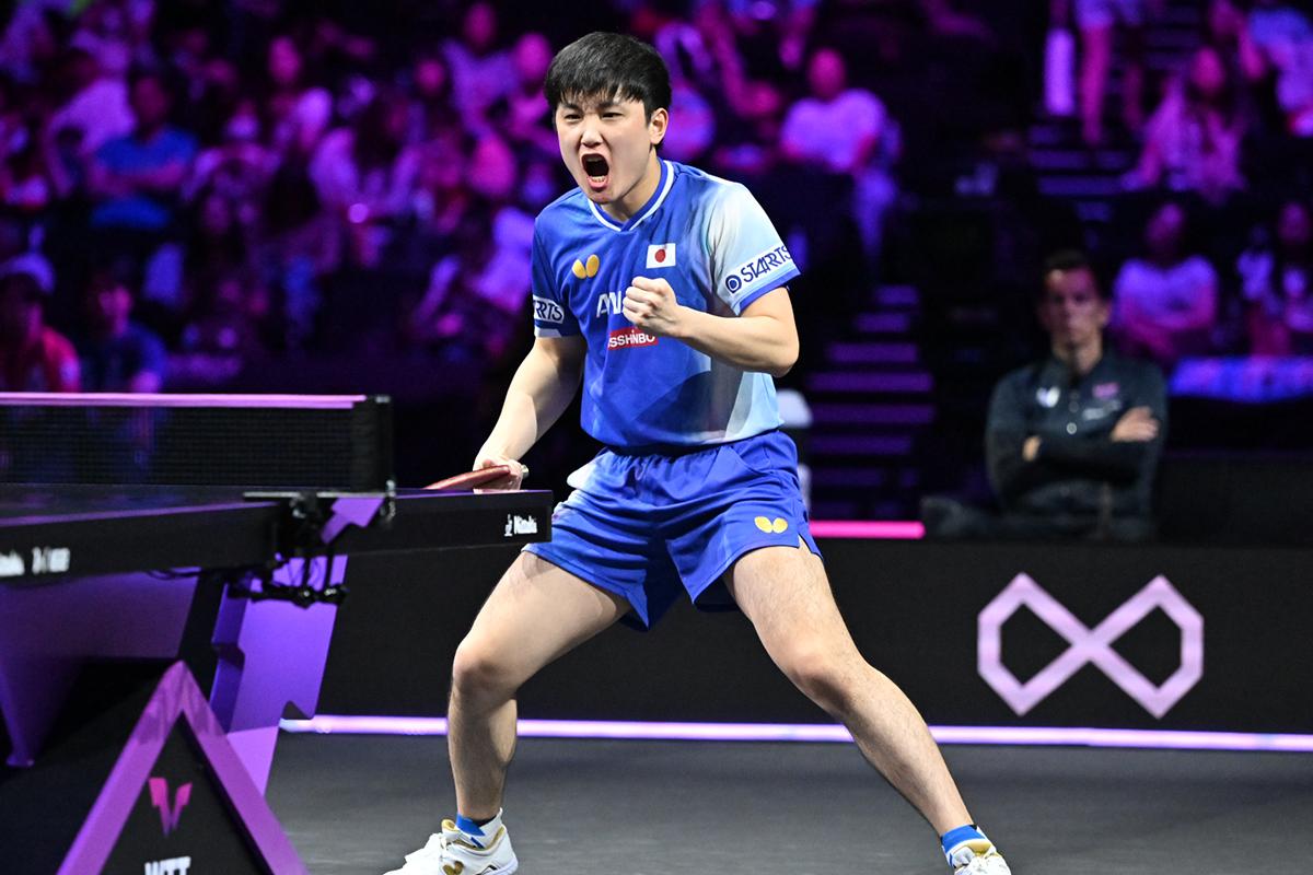 WTTチャンピオンズ横浜 男子シングルス決勝は張本智和VS王楚欽のカードに