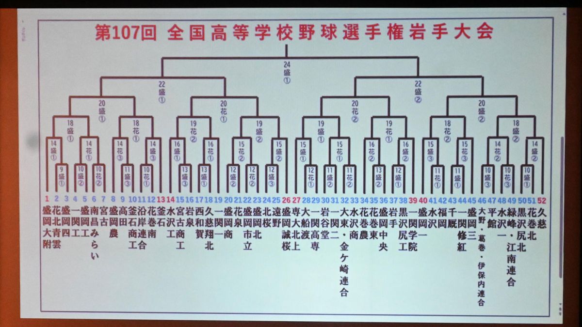 夏の高校野球岩手県大会の抽選結果を速報 岩手日報オンライン