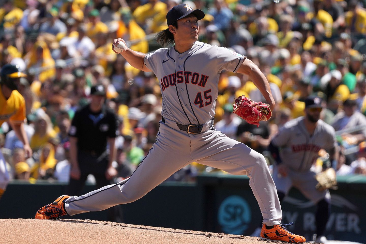 「キャリアで初めて見た球だ」アストロズ捕手も驚愕 今井達也の逆方向スライダー、本人も「どちらに曲がるか分からない」