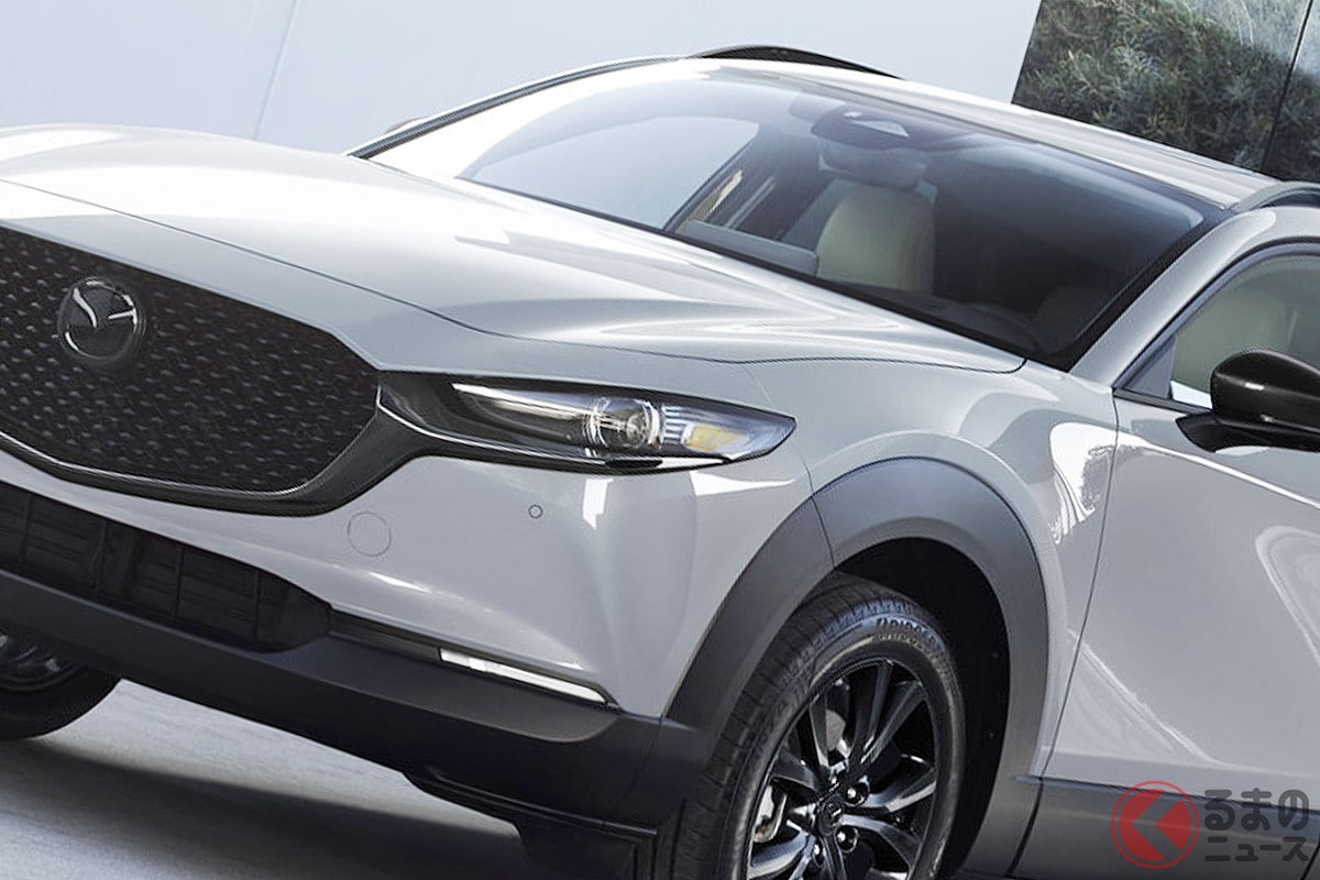 マツダ「新CX-30」発表！ 精悍ブラックパーツ×上質ホワイト内装がめちゃイイ！ パワフルなターボエンジンも搭載される新モデル「Aire Edition」米国で登場！
