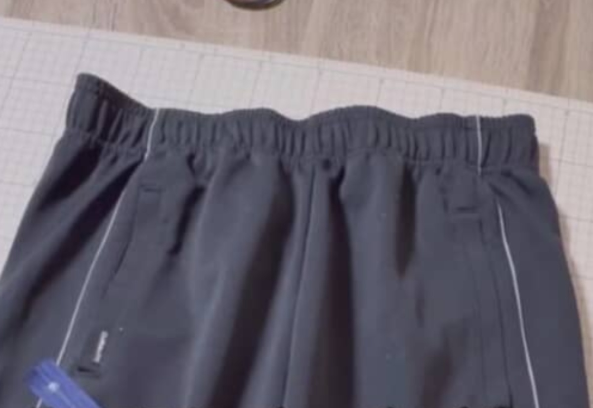 夫がもう着ない【アディダスのジャージ】→妻がリメイクすると…… 便利すぎる大変身に「天才」「売ってるやつみたい！」