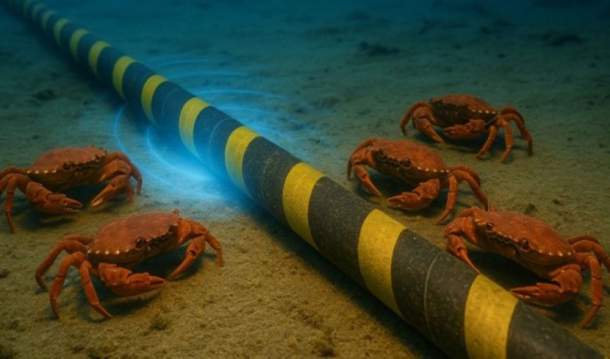 海底ケーブルの磁場に惹かれるメスのカニ 繁殖行動を狂わせる「見えない罠」