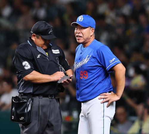 【中日】井上監督「今日はもう大野に尽きる。連敗も止めてくれた。よう頑張ってくれた」一問一答