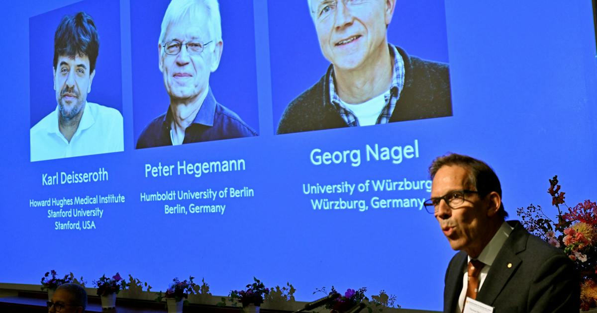 ノーベル生理学・医学賞に米独の3氏、光で神経操作する「光遺伝学」