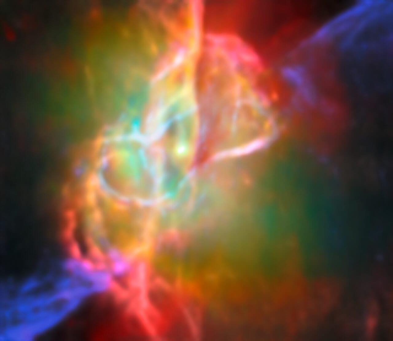 死にゆく星が作り出した“宇宙の蝶”「バタフライ星雲」をジェームズ・ウェッブ宇宙望遠鏡が観測