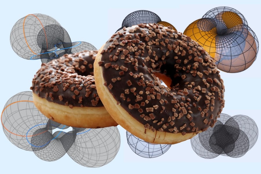 158年信じられてきた幾何学のルール、ドーナツ2つで覆される――「部分を測っても全体は決まらない」