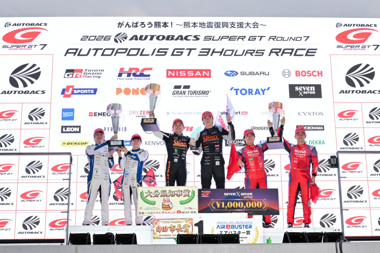 【ポイントランキング】2026年スーパーGT第7戦オートポリス終了時点