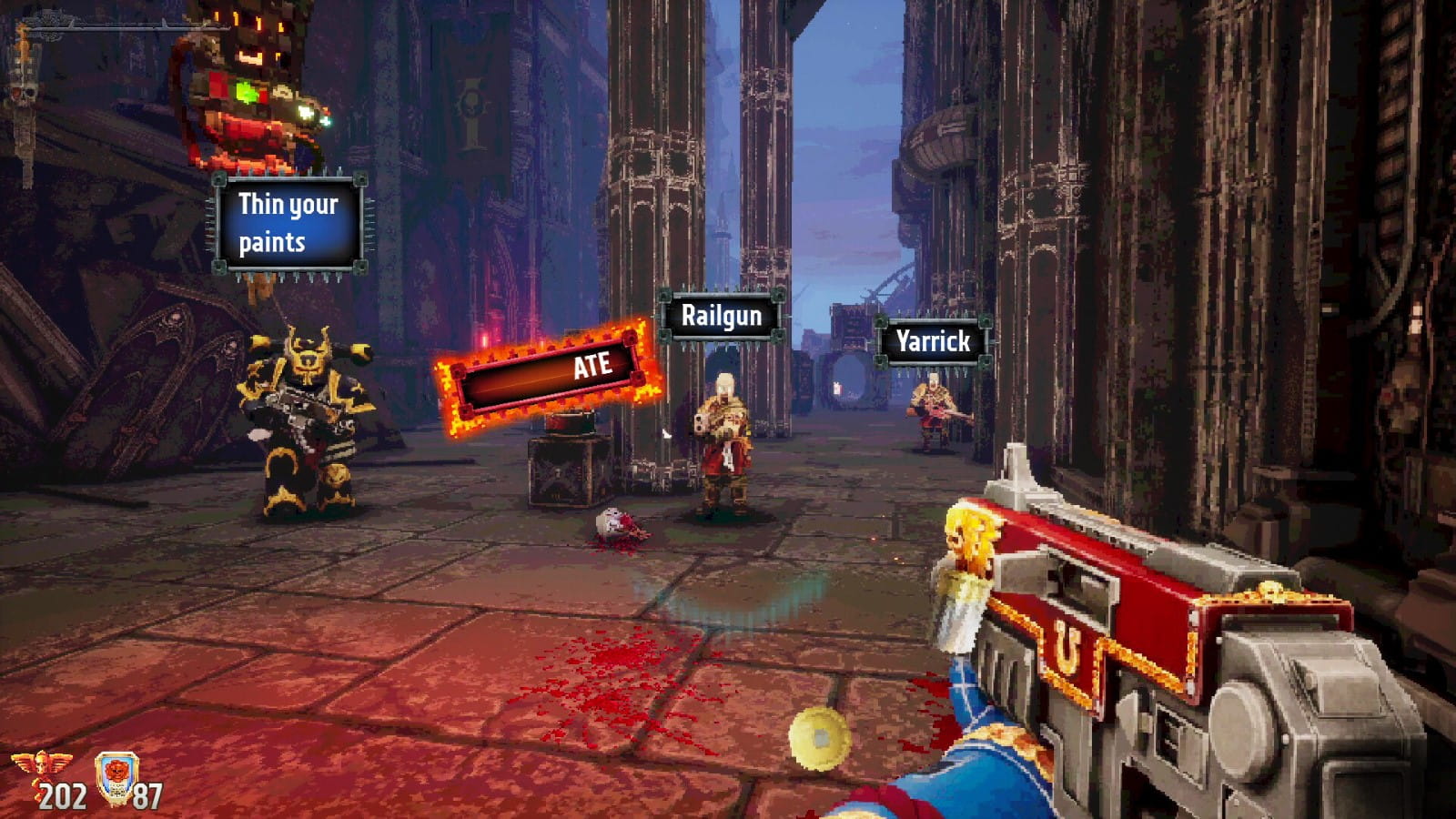 人気FPSの“タイピングゲーム版”『Warhammer 40,000: Boltgun