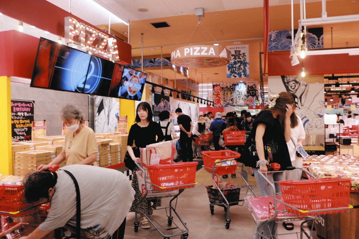 スーパー「ロピア尾張旭店」がオープン、1000人以上が列 1月閉店のイトーヨーカドー跡地