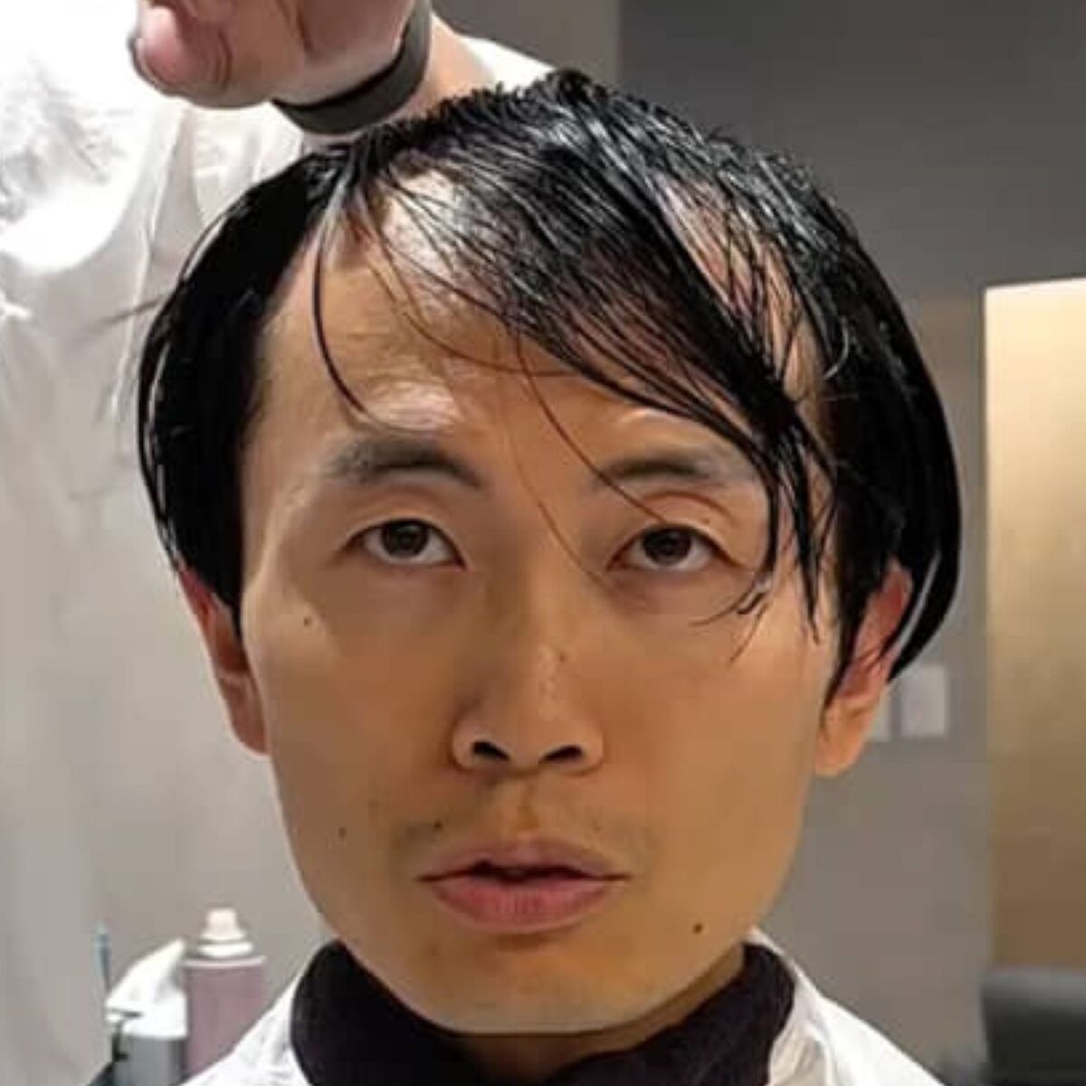 保育園面接のため、パパが慌てて美容室へ行ったら…… まさかの仕上がりに「プロってやっぱすごい」「まるで別人」と219万再生