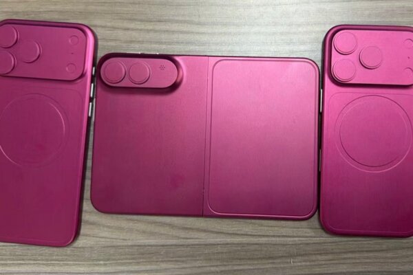 アップル「折りたたみiPhone」の姿がリーク iPhone 18 Proと並ぶダミー画像登場