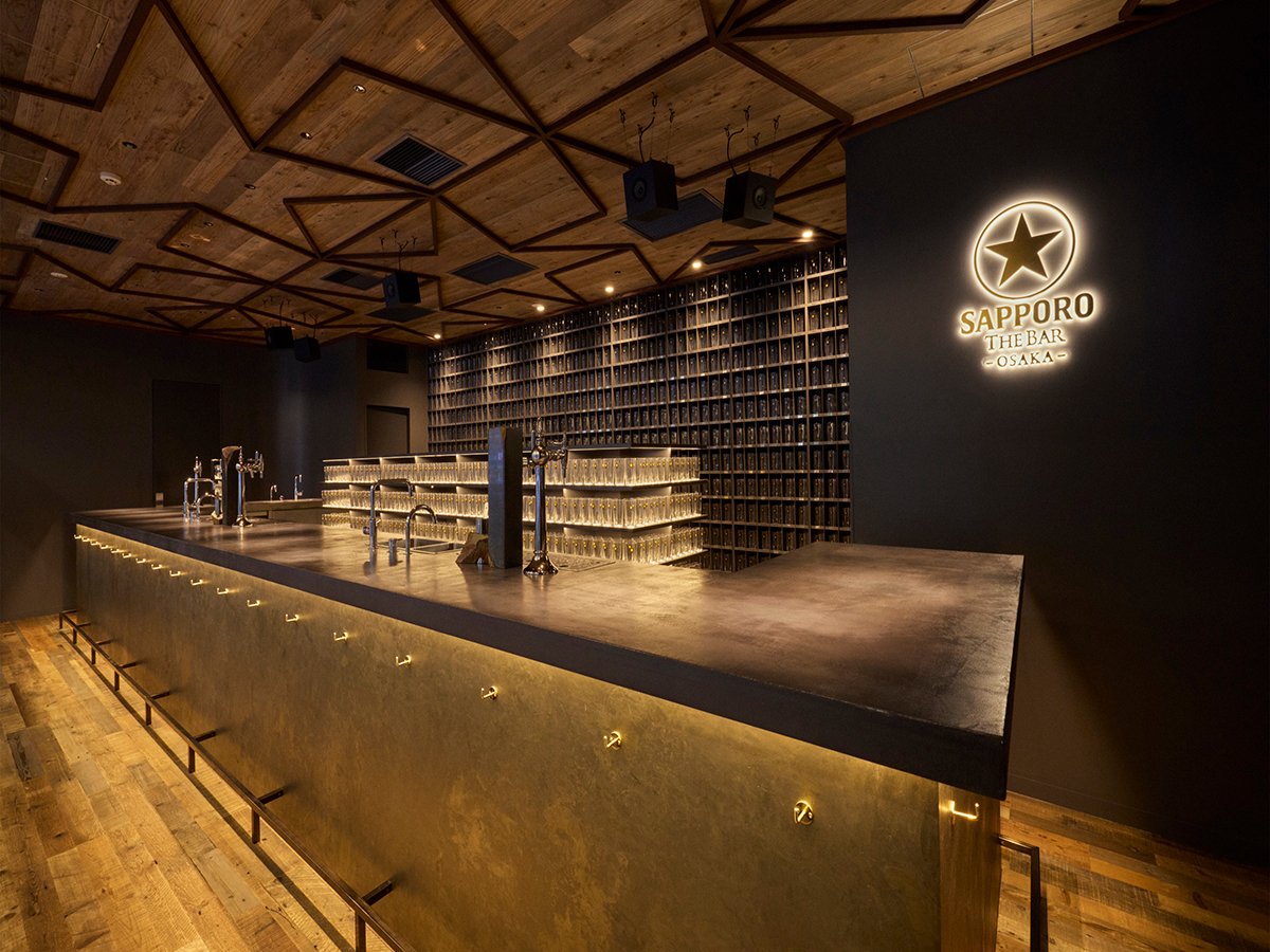 大阪・梅田に「サッポロ生ビール黒ラベル THE BAR」オープン 3種の黒ラベル用意