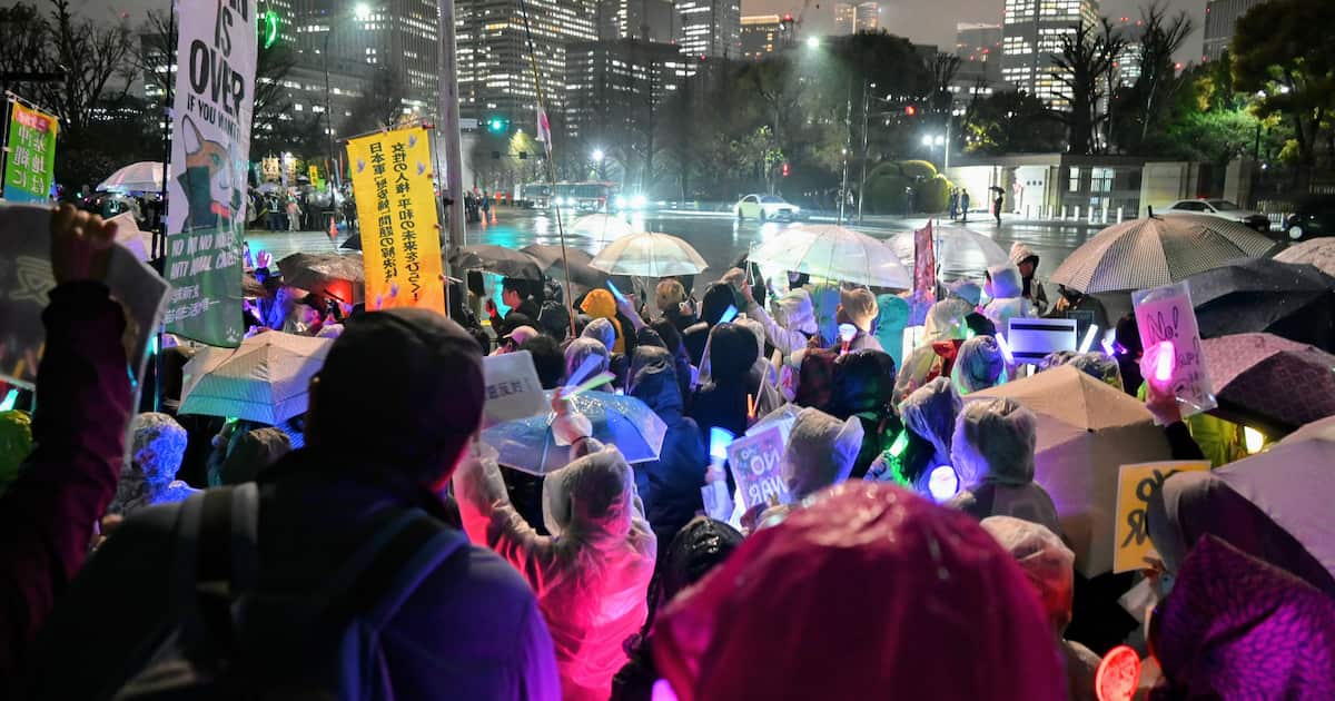 「I say 憲法 you say 守れ♪」国会前に2万4千人「自民も維新も触るな」