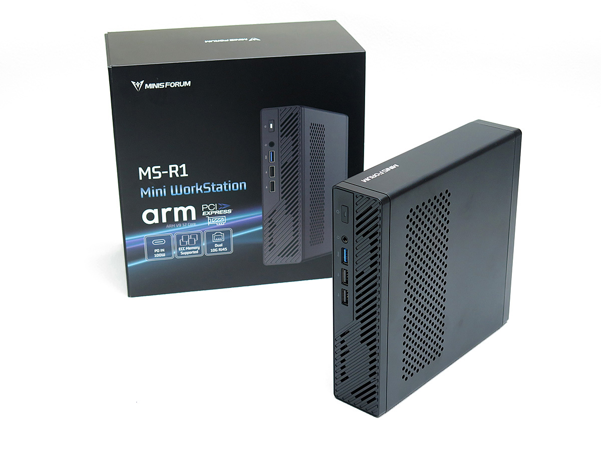 この“じゃじゃ馬”を乗りこなせるか？高性能Arm搭載ミニPC「MINISFORUM MS-R1」