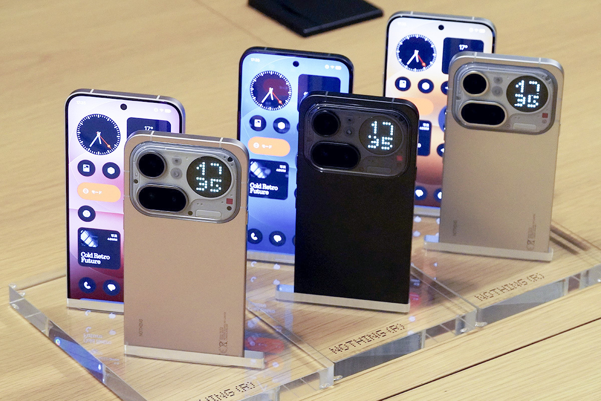 Nothing、新ミッドレンジスマホ「Phone（4a）/（4a）Pro」国内での発売日と価格発表。58800円から