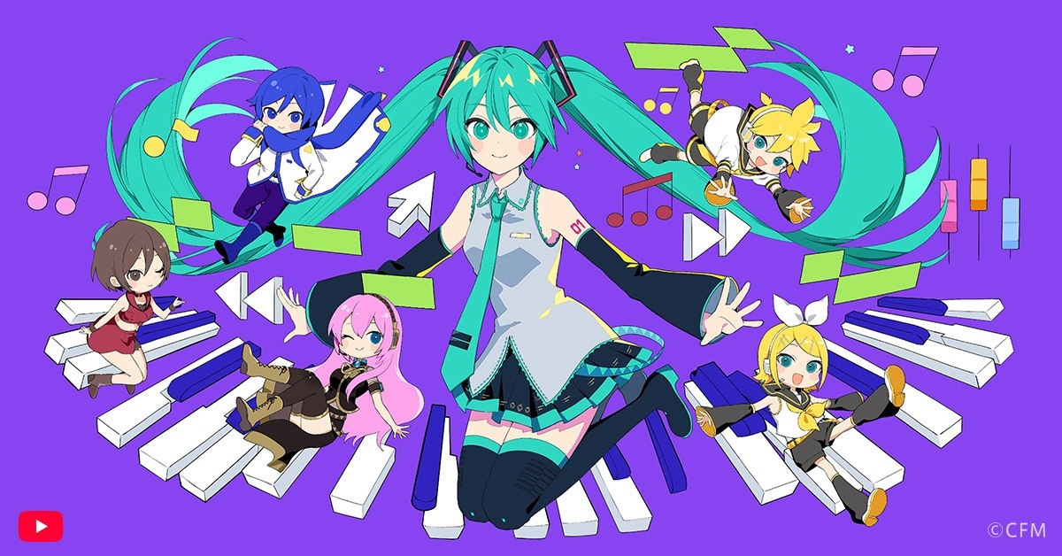YouTubeのロゴに初音ミクが登場！ 3月9日「ミクの日」記念