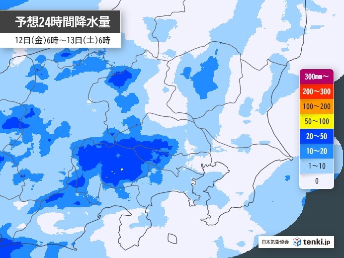 今日12日の関東 午後は局地的に激しい雷雨 少しの雨でも土砂災害に警戒