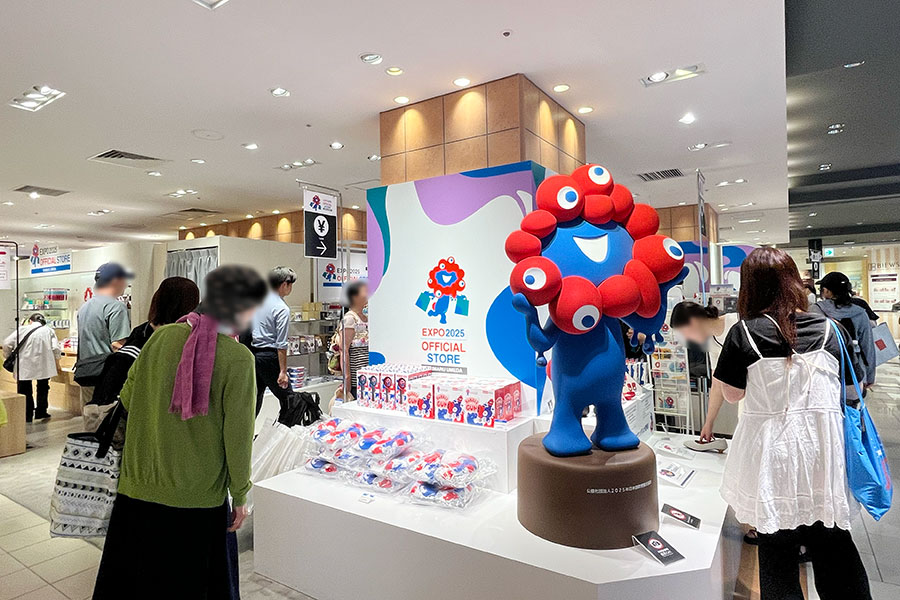 誰でも行ける！ミャクミャクが並ぶ「万博会場外ストア」、大阪は１１カ所