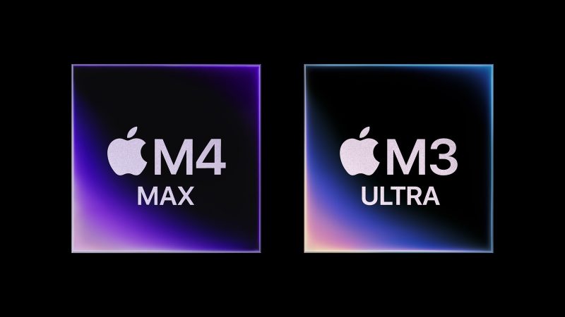 AppleのM3 UltraチップとM4 Maxの性能差、予想外の展開に