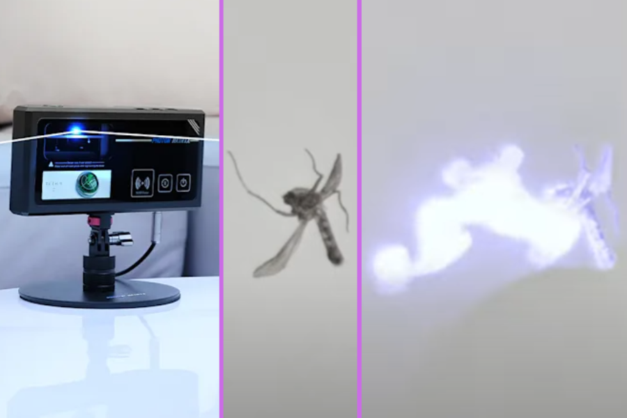 「蚊」をレーザーで撃ち落とす小型の迎撃アイテムが登場
