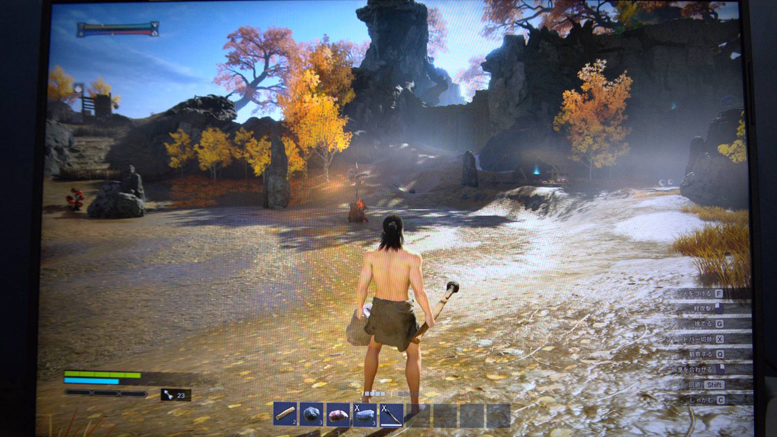 新作オープンワールドサバイバル『山外山（ヤマソト）』先行プレイ感想。祈れば雨が降り、柱を壊せばやぐらが崩れる、自然やそこにあるものが作用しあう化学オープンワールド