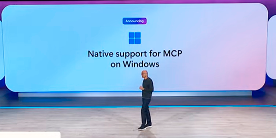 ［速報］マイクロソフト、WindowsがMCPをサポートすると発表。AIエージェントでWindowsやアプリとの連携が可能に