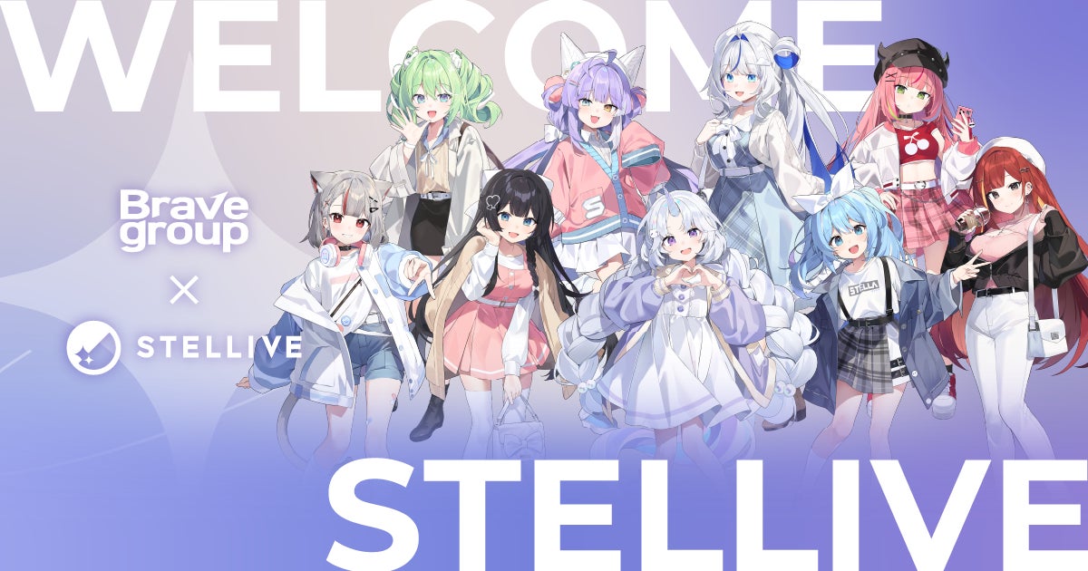 Brave group、韓国最大級のVTuberプロダクション「StelLive」と経営統合